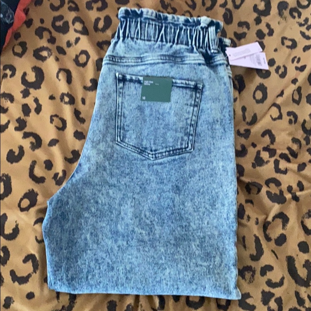 WildFable denim Jean w scrunch waist